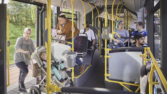 In den Koveb-Bussen in Koblenz gibt es einen Extrabereich für Kinderwagen, Rollstühle, Rollatoren. Wie ist es geregelt, wenn die In den Koveb-Bussen in Koblenz gibt es einen Extrabereich für Kinderwagen, Rollstühle, Rollatoren. Wie ist es geregelt, wenn die