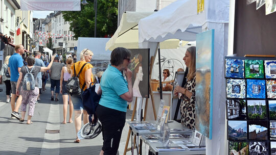 Der Remagener Lebenskunstmarkt ist stets einen Ausflug wert.