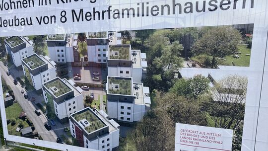 Schon im kommenden Jahr werden auf dem Kirchgartengelände 8 Mehrfamilienhäuser stehen.