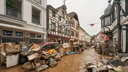 Das Ahrtal, kurz nach der Flut 2021. Damit so etwas nie wieder passiert, hat die Stabsstelle für Brand- und Katastropenschutz nu