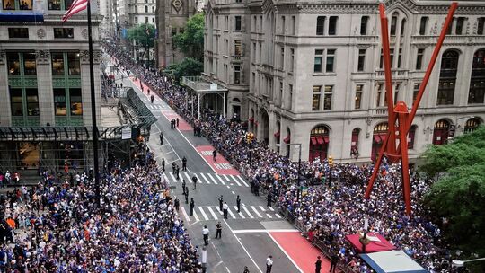 Knicks - Meisterschaftsparade in New York Knicks - Meisterschaftsparade in New York