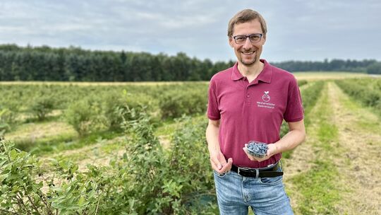 Lars Huf-Rühlemann blickt mit Optimismus in die Zukunft. Sein Westerwälder Beerenland hat mittlerweile große Bekanntheit erlangt