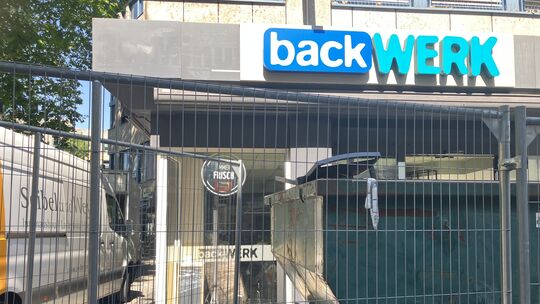 Die Backwerk-Filiale am Koblenzer Lörrondell wird gerade umgebaut.