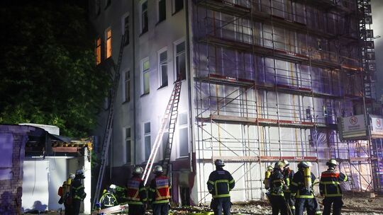 Brand in Hamburger Hotel