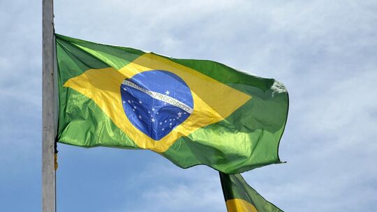 Brasiliens Nationalflagge Brasiliens Nationalflagge