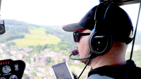 Hubschrauberrundflüge zählten zu den Attraktionen der Verbandsgemeindetage in Waldbreitbach.
