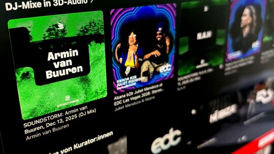 Rubrik «DJ-Mixe in 3D-Audio» bei Apple Music