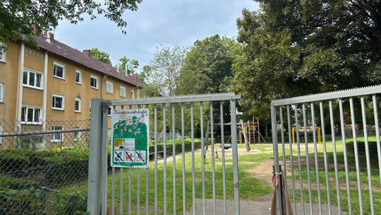 Der Spielplatz in der Von-Bodelschwingh-Straße gilt als besonders attraktiv, da dort Bäume für Schatten sorgen und die komplette