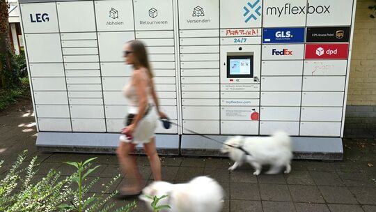 Abholautomat für Pakete Abholautomat für Pakete