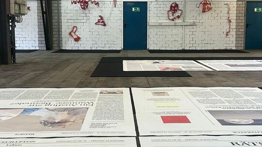 Auf Einladung des Neuen Kunstvereins Mittelrhein (NKVM) haben Alex Müller und Verena Issel im ehemaligen Rasselstein-Magazin in