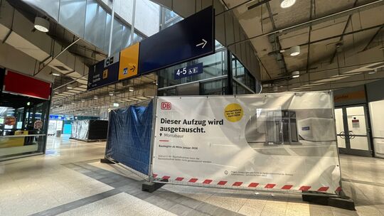 Seit Anfang Februar sind die Aufzüge im ICE-Bahnhof Montabaur außer Betrieb.