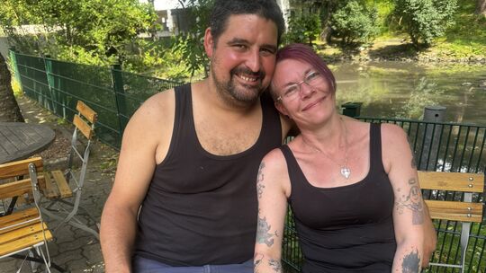 Phillip und Jenny haben sich auf der Niederfischbacher Kirmes kennen und lieben gelernt.