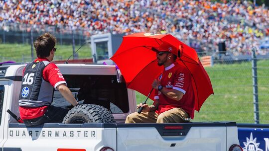 Hitze beim Formel-1-Rennen in Österreich