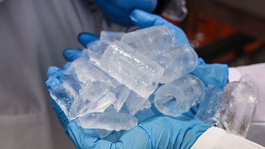 Eiswürfelproduktion