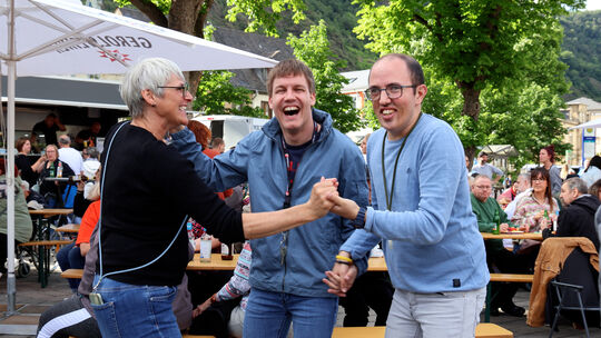 Konzert „Mittendrin statt nur dabei!“ auf dem Endertplatz in Cochem.