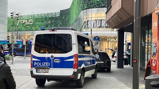 Die Kontrollen in der Koblenzer Innenstadt sorgten für Aufsehen.