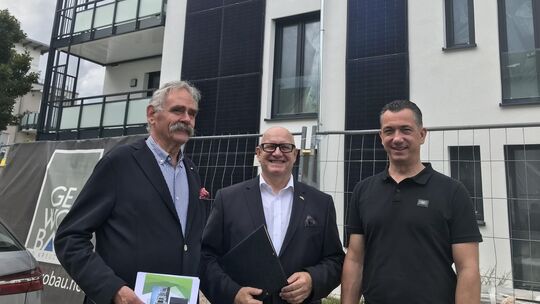 Seinerzeit sah man sich vor dem Bauprojekt KUB noch in euphorischer Unternehmerstimmung: Volker Stephan (ehemaliger stellvertret