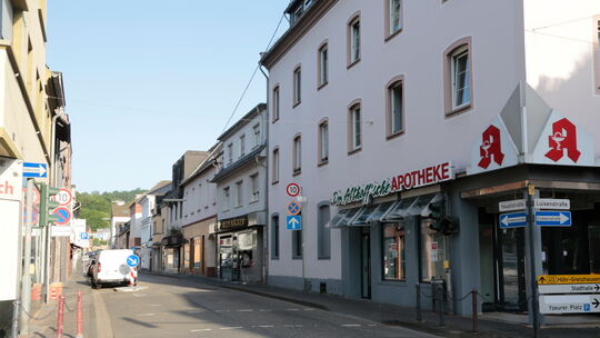 An der Kreuzung Hauptstraße/Luisenstraße beginnt der Ausbau