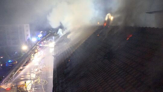 Brand in Saarlouis
