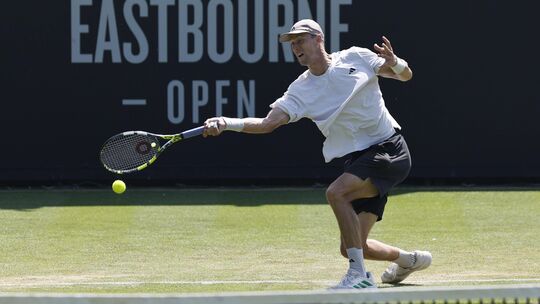 Jan Choinski aus Münstermaifeld zeigt mit seinen 30 Jahren sein bislang bestes Tennis.