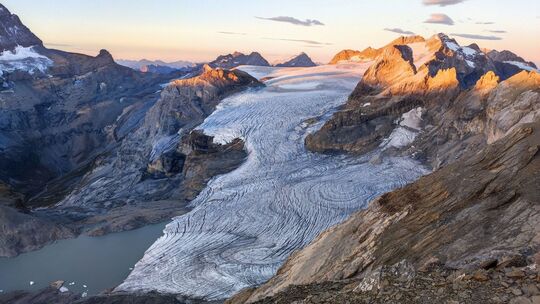 Gletscher Claridenfirn