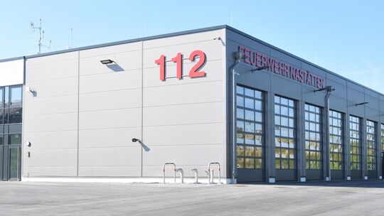 Das neue Feuerwehrgerätehaus ist nur etwas größer als das alte Gebäude auf dem Marktplatz.
