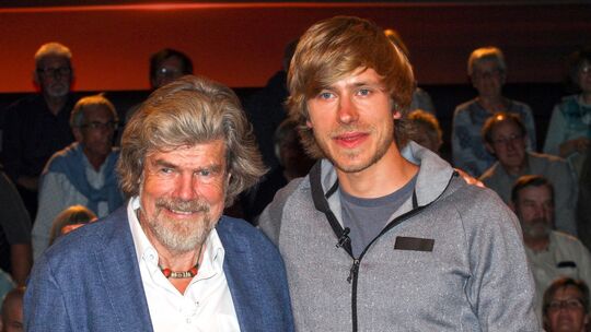 Reinhold Messner und Sohn Simon Reinhold Messner und Sohn Simon