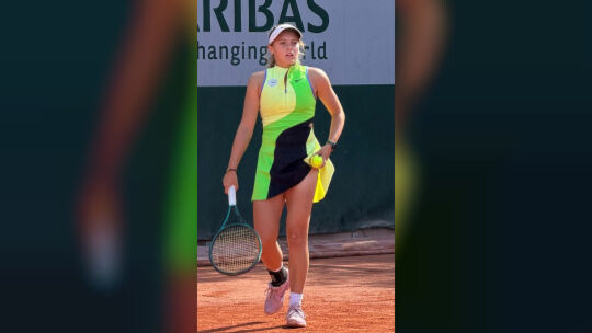 Bei den French Open scheiterte Emily Eigelsbach noch knapp am Sprung ins Juniorinnen-Hauptfeld. In Wimbledon wird sie dort start