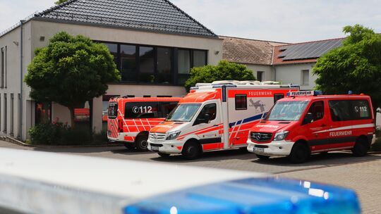 Die Einsatzzentrale während des Waldbrands bei Traisen wurde in das Gebäude der Rüdesheimer VG-Verwaltung verlegt.
