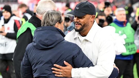 Niko Kovac und Vincent Kompany Niko Kovac und Vincent Kompany