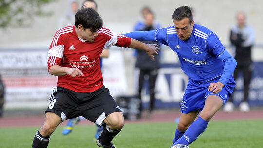 Nach dem Abstieg aus der Oberliga im Jahr 2009 spielte der TuS Mayen lange in der Rheinlandliga - wie hier im Duell gegen den FC