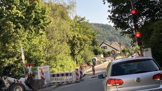 An der Straße "Hohenrhein" in Lahnstein ist Geduld gefragt.