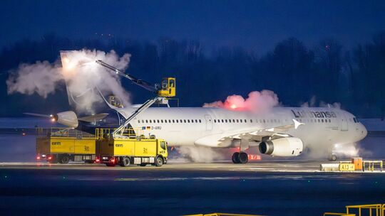 Winterwetter - Flughafen München Winterwetter - Flughafen München
