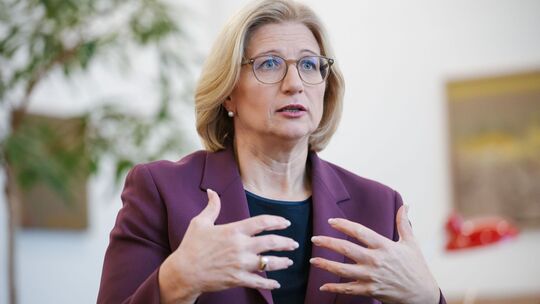 Saarlands Ministerpräsidentin Anke Rehlinger Saarlands Ministerpräsidentin Anke Rehlinger
