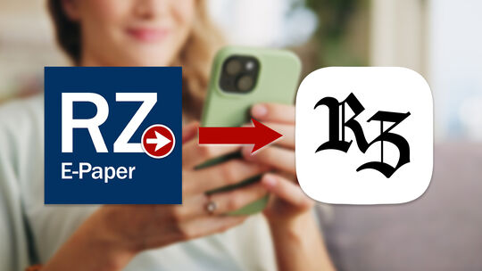 Die bisherige RZ-App wird automatisch durch die neue E-Paper- und Nachrichten-App ersetzt. Wer sie bereits nutzt, bekommt das Up