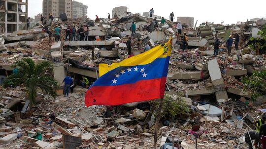 Nach den Erdbeben in Venezuela