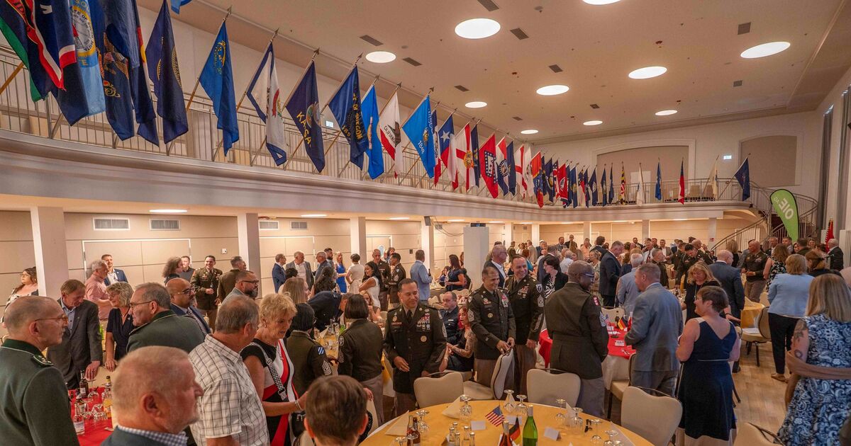 Reception for 250 years of the USA: Baumholder: A home far from home