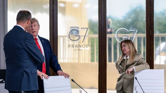 Merz, Trump und Meloni Merz, Trump und Meloni