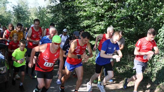 Im schattigen Wald gingen die Läufer beim Schafberglauf des FC Neuhof auf die wahlweise 3,3 Kilometer, 6,6 Kilometer oder 10 Kil