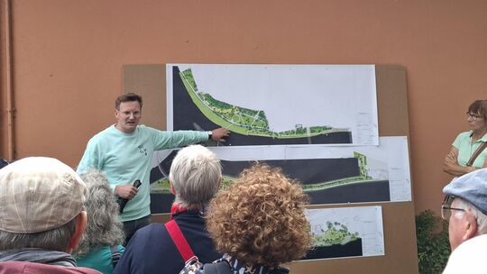 Die Pläne, die Buga-Chefplaner Rick Vogel in Lahnstein einst bei einer Ortsbegehung vorstellte, sind vielversprechend. Was davon