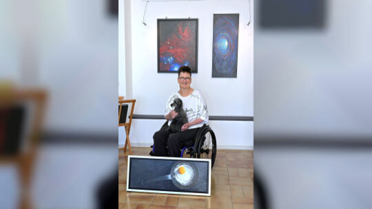 Katja Kerschgens in ihrer Galerie
