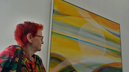Die medidative Farbigkeit der Arbeiten der französischen Expressionistin Sonja Delaunay inspirieren immer wieder das Werk von Ec
