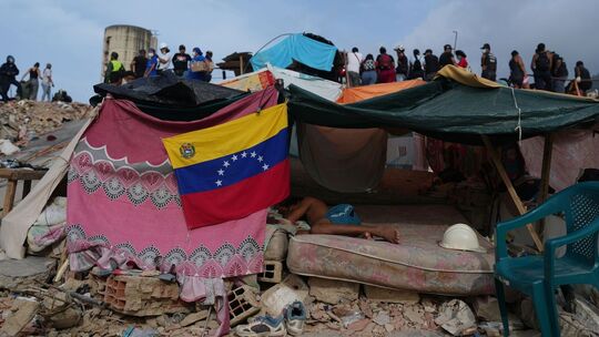 Nach den Erdbeben in Venezuela Nach den Erdbeben in Venezuela