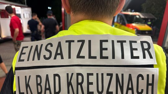 Kreis-BKI Alexander Roßkopf war Einsatzleiter des Landkreises Bad Kreuznach beim Waldbrand am Rotenfels.