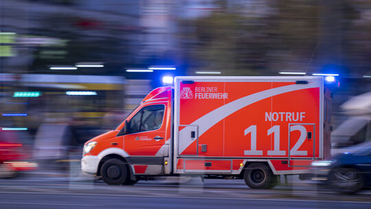 Nach dem Unfall mit dem herabfallenden Ast musste das Kind ins Krankenhaus gebracht werden.