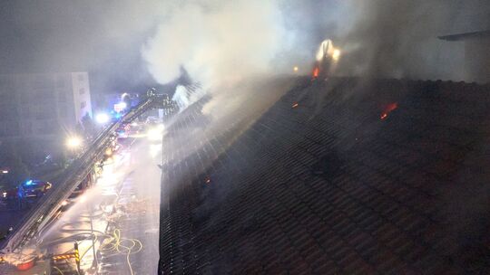 Brand in Saarlouis