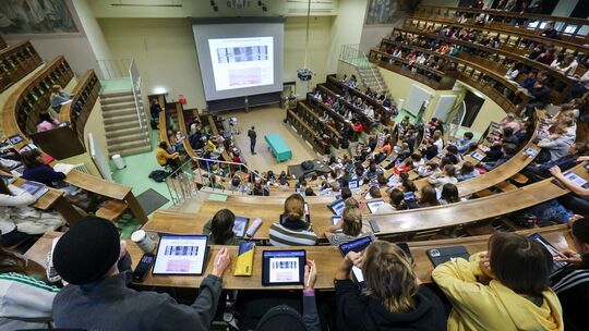 Hörsaal an der Uni Leipzig (Symbolbild)