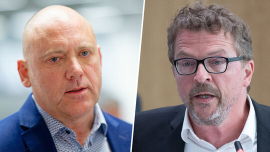 Der Koblenzer Grünen-Landtagsabgeordnete Carl-Bernhard von Heusinger (rechts) wurde kürzlich in die Parlamentarische Kontrollkom