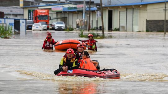 Unwetter in China Unwetter in China