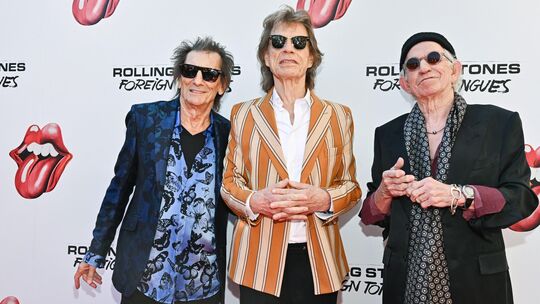 Es gibt neue Musik von und mit Ronnie Wood (von links), Mick Jagger und Keith Richards.